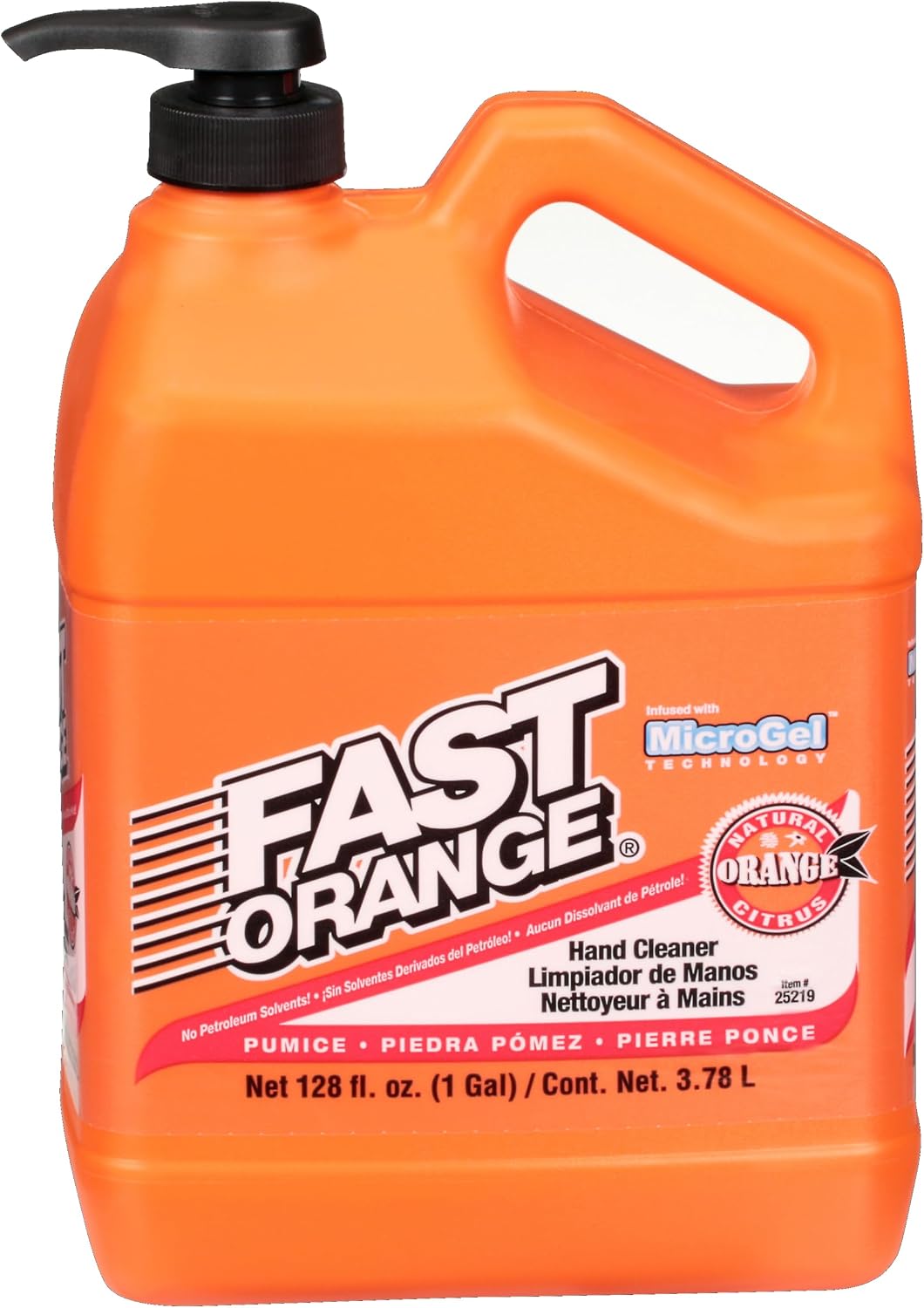 Permatex 25108 Fast Naranja Piedra Pómez Loción Limpiador de mano,...