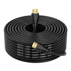 Cables HDMI de 75 pies de largo, 4K60Hz, cable HDMI 4K de alta velocidad con conectores chapados en oro, compatible con PlayStation Arc PS3 PS4 PC HDTV