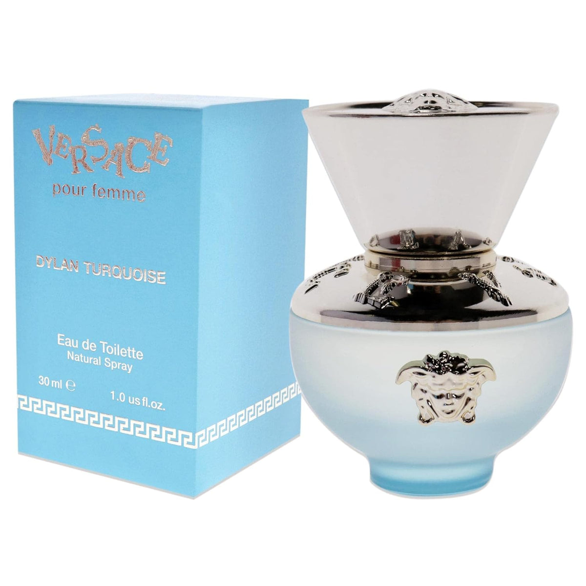 Versace Dylan Turquoise pour Femme - Espray EDT para mujer, 1 oz