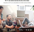 TP-Link Adaptador USB WiFi 6 para PC de escritorio, antena WiFi de doble