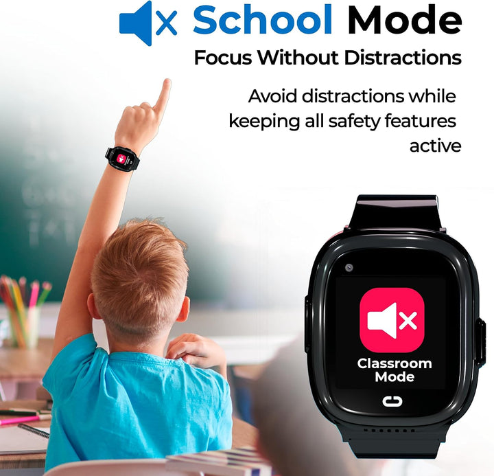 Reloj para niños con localizador GPS, llamadas bidireccionales, seg...