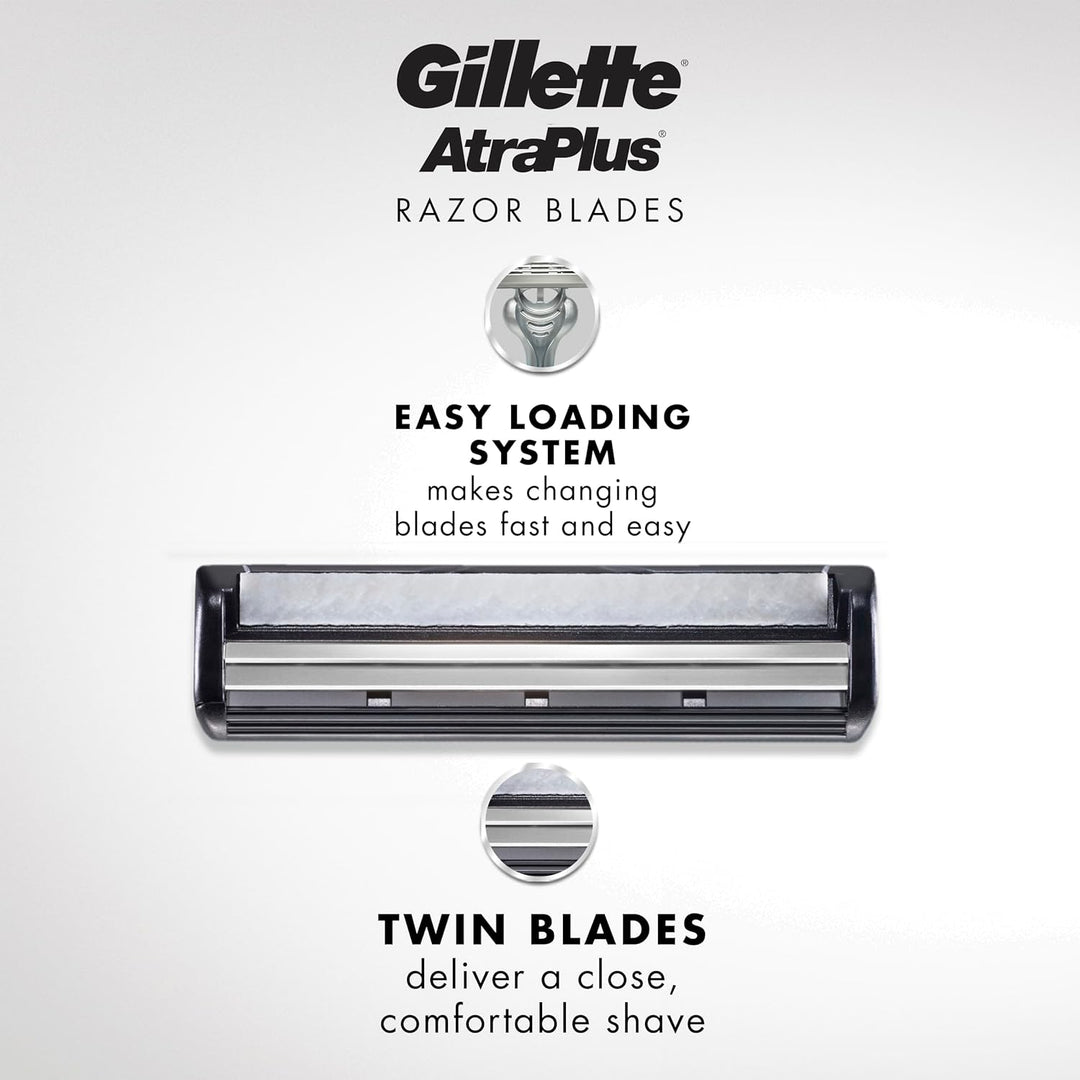 Gillette AltraPlus - Recambios de cuchilla de afeitar para hombre,...