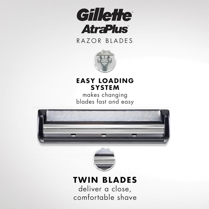 Gillette AltraPlus - Recambios de cuchilla de afeitar para hombre,...