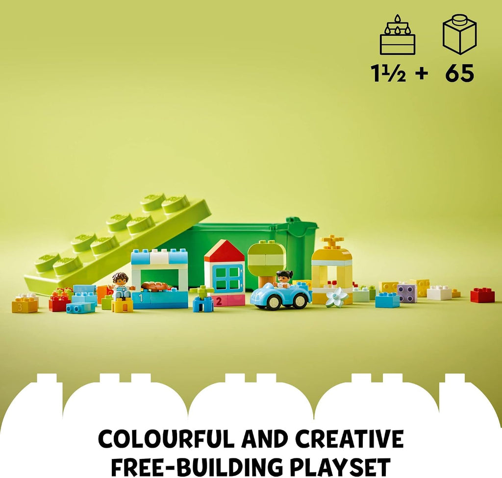 LEGO DUPLO - Bloques de construcción clásicos de caja de ladrillos – Juguetes apilables para niños pequeños a partir de 1.5 años – Juguetes educativos y de aprendizaje para preescolar, desarrollo de