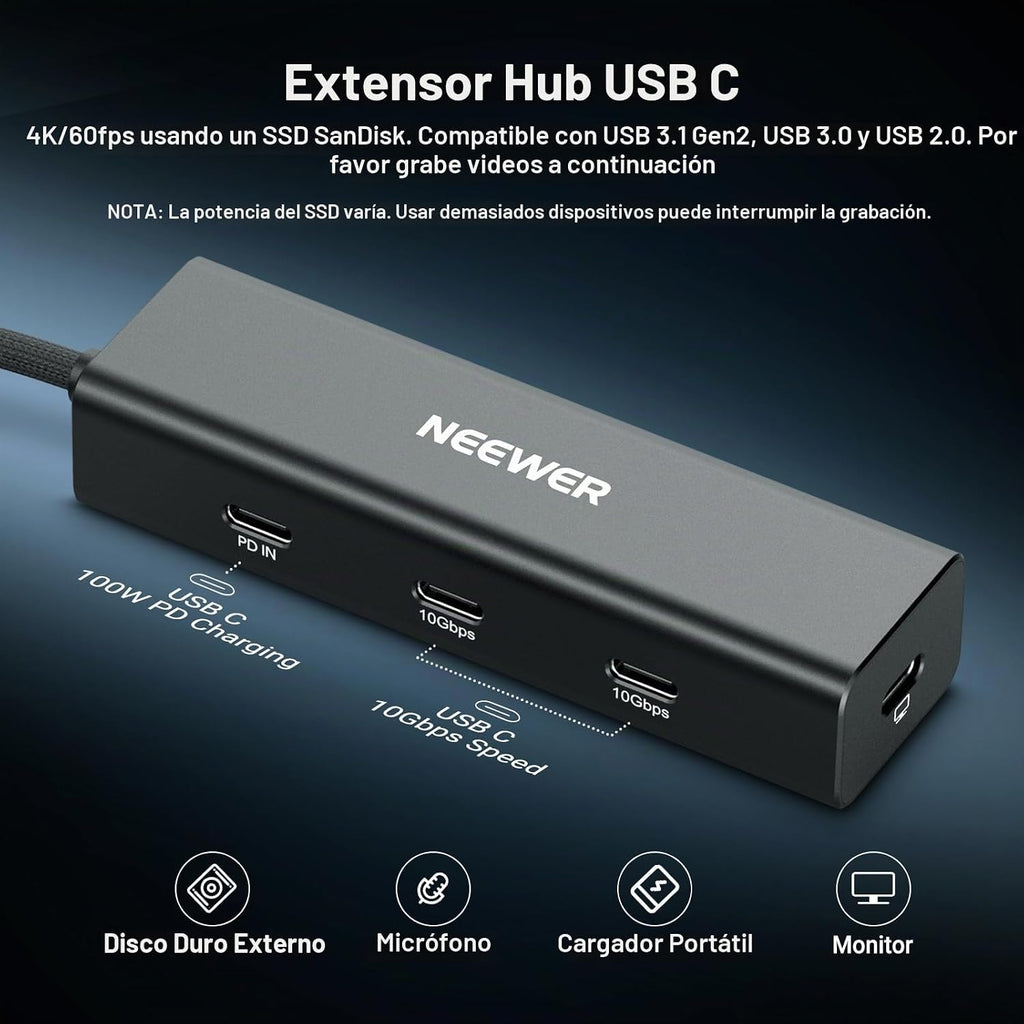 NEEWER, PS030E, hub USB 3.1