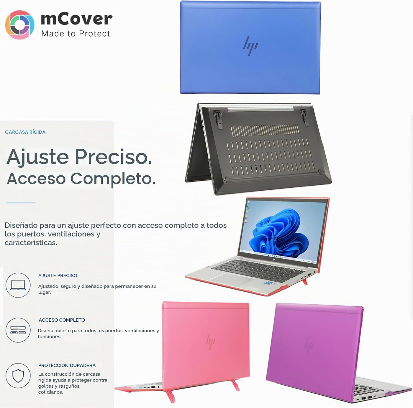 mCover Funda compatible solo para HP EliteBook 830 G7 \/ G8 de 13.3...