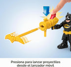 Fisher-Price Imaginext DC Super Amigos, Juego de Figuras de Batman Centro de Mando de Bate con Luces para Niños en Preescolar de 3+ Años