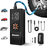 AchansFam Compresor de aire portátil S9, inflado ultra rápido de 21...