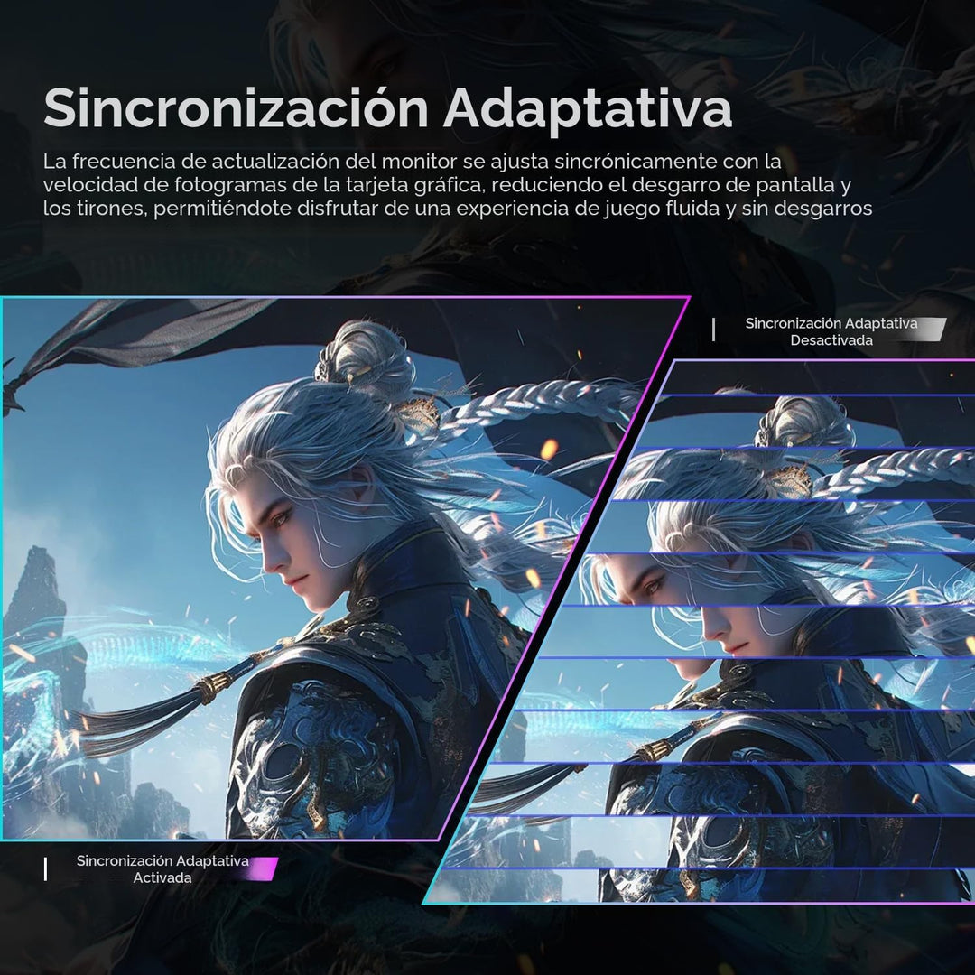 ArcticPro - Monitor de 27 pulgadas 120Hz, FHD 1080p, monitor de com...