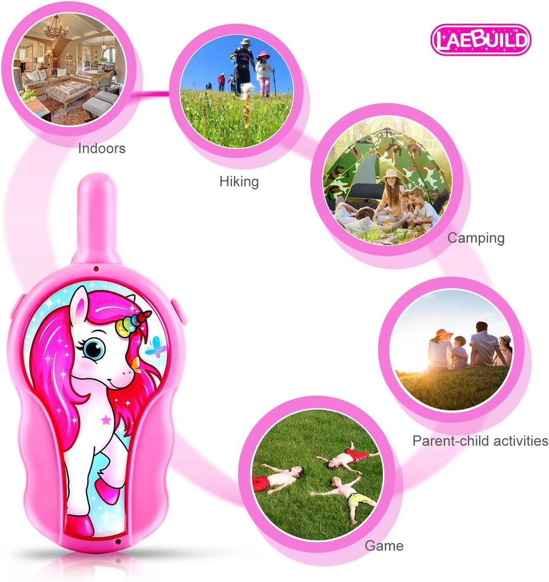 Walkie Talkies para niños, niños pequeños, juguetes para niñas de 3...