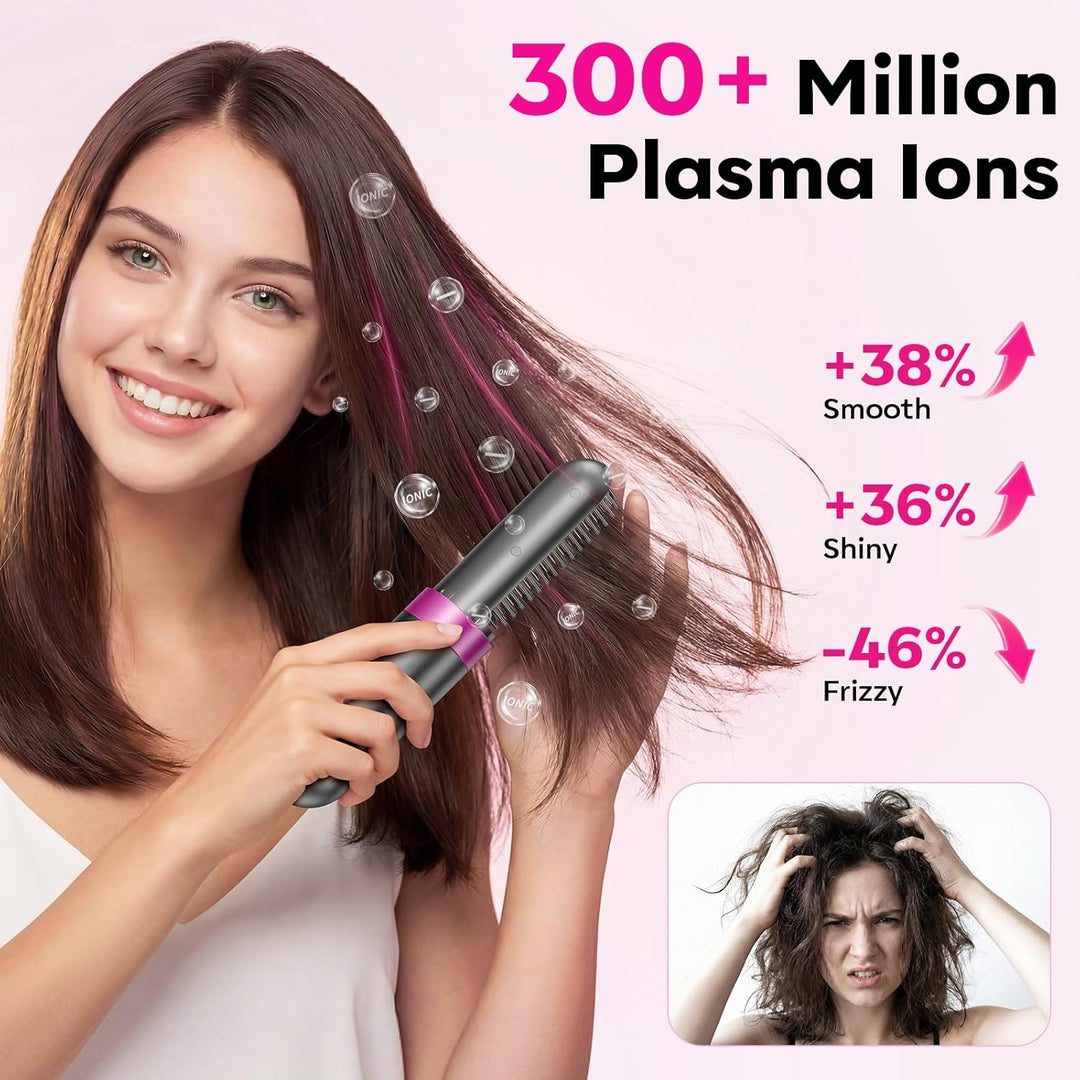 Go Brush Pro 2026 - Cepillo alisador de pelo inalámbrico mejorado,...