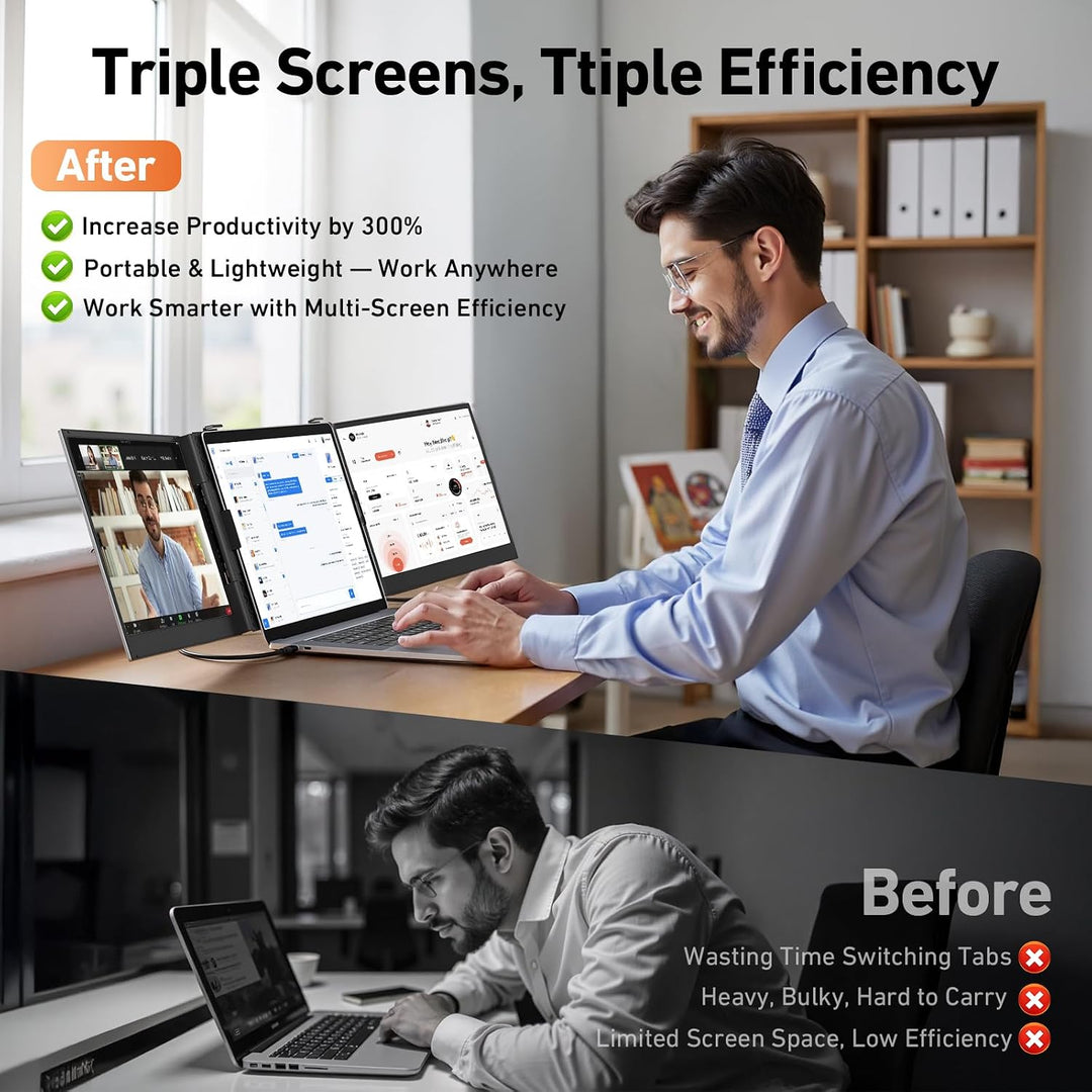 Vixtan Extensor de pantalla ultraligero para laptop de 2.2 libras,...