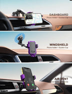 JOYMASS Cargador inalámbrico de coche, soportes de teléfono para tu automóvil, soporte de teléfono de sujeción automática de 15 W, accesorios de automóvil para iPhone 16 15 14 13 12 Mini Pro Max