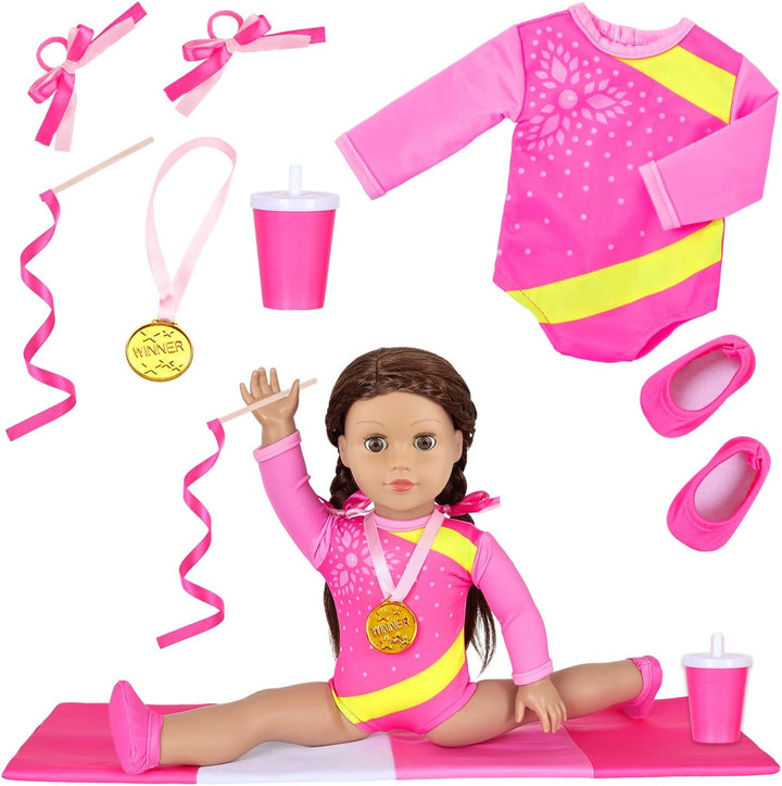 Ecore Fun Ropa y accesorios para muñecas de 18 pulgadas, juego depo...