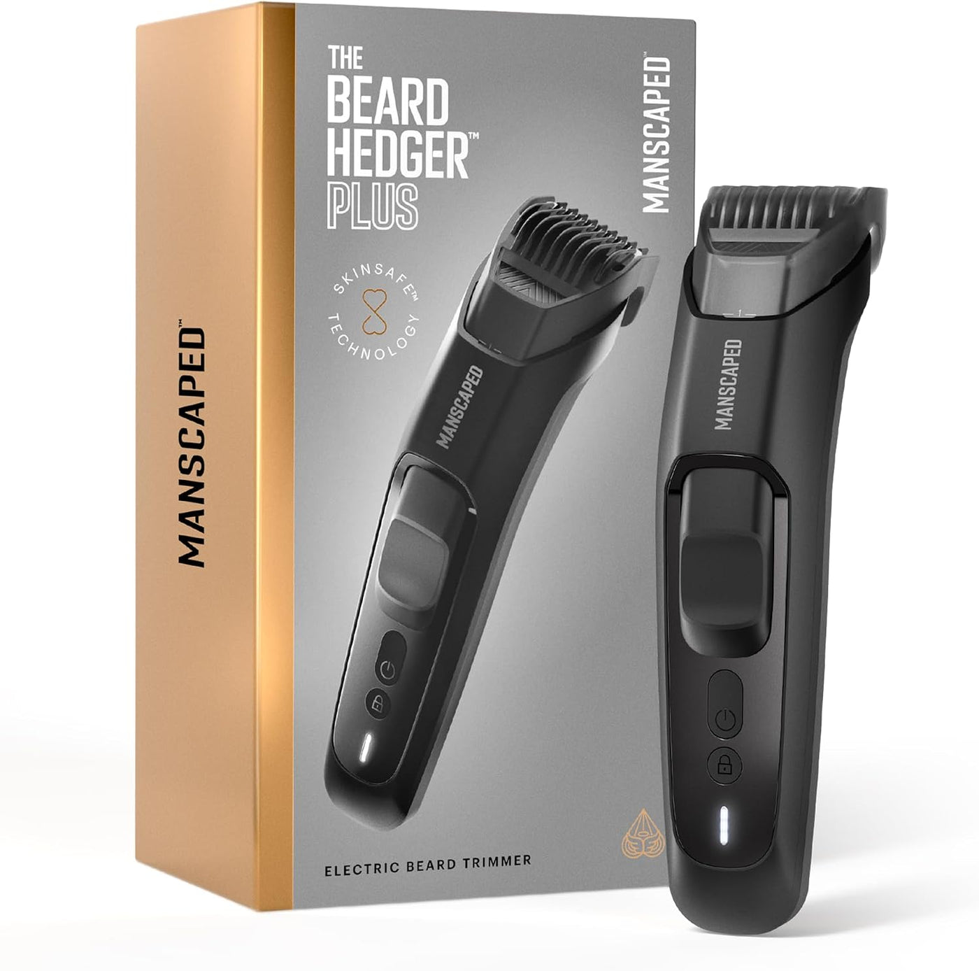 MANSCAPED® The Beard Hedger® PLUS, recortadora de barba y bigote aj...