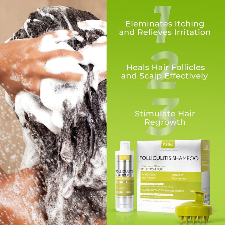 Champú para foliculitis | Champú antifúngico para dermatitis seborr...