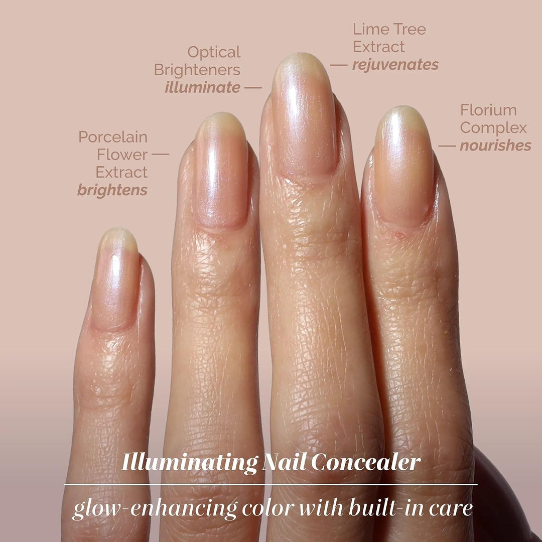 LONDONTOWN Corrector de uñas y gel Genius Top Coat Duos, ilumina e...