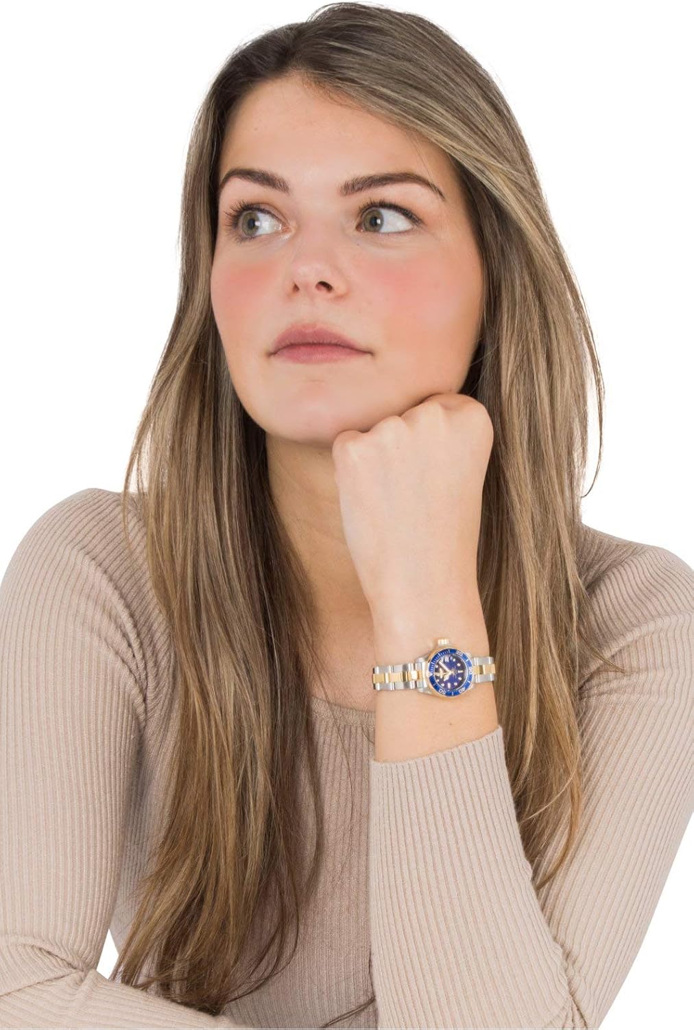 Invicta Reloj automático Pro Diver para hombre y mujer, Bitono