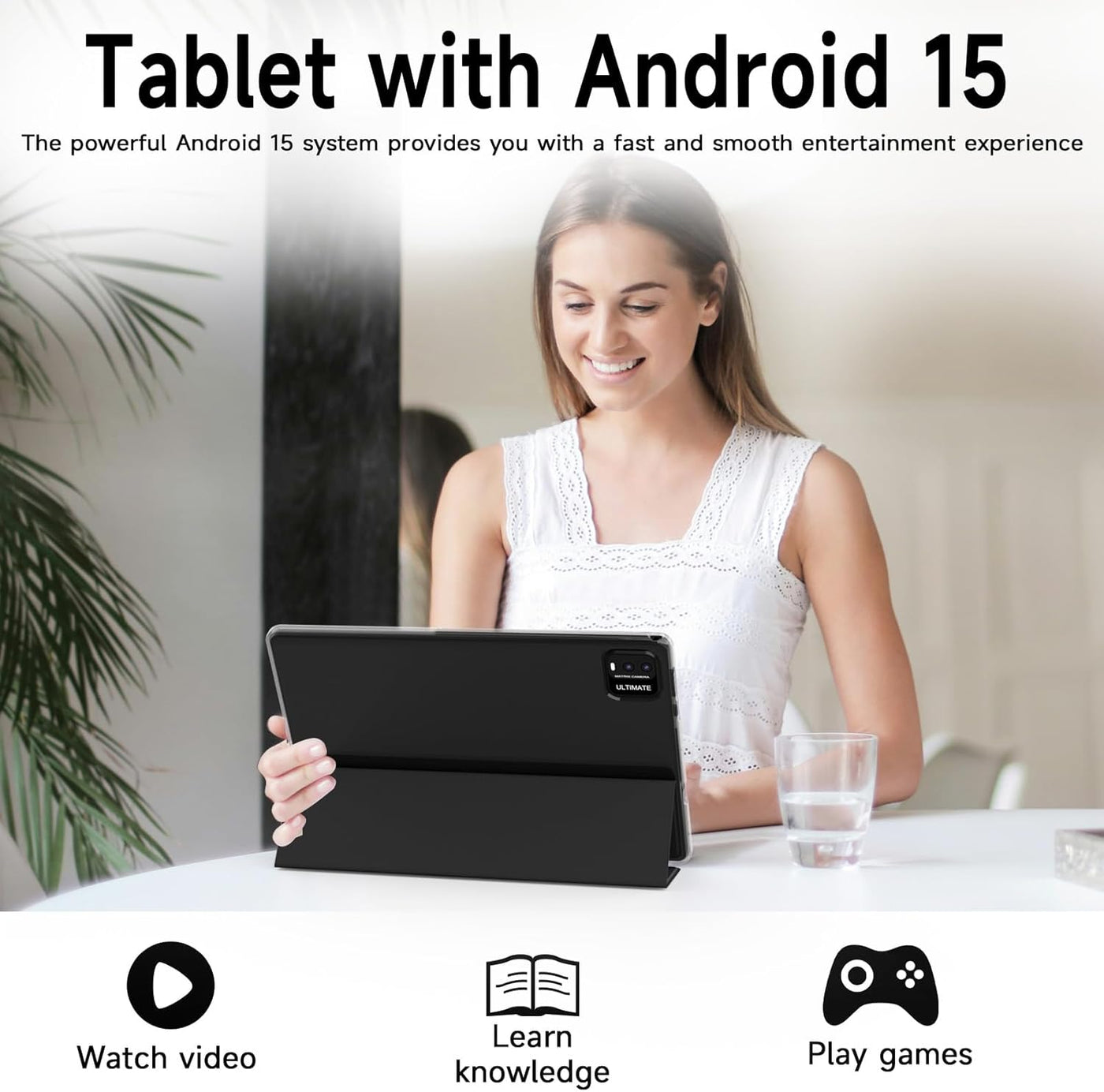 ATOZEE Tableta Android de 10 Pulgadas con Estuche Protector para Ta...