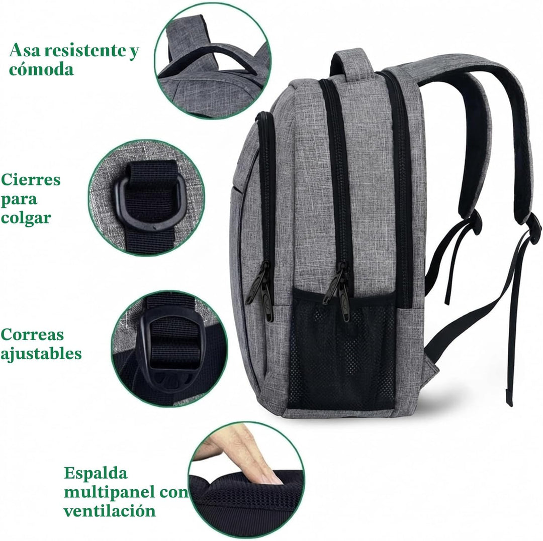 MATEIN - Mochila de viaje para laptop, mochila empresarial antirrob...