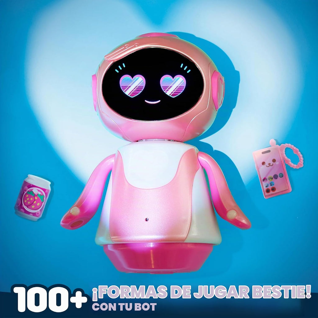 emotoBOT COR-A - Robot interactivo para niños, robot sensible al tacto y al
