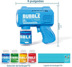 Paquete de 8 pistolas de burbujas automáticas, soplador de burbujas para exteriores, juguetes para niños pequeños de 3 a 8 años, regalos de boda y fiestas