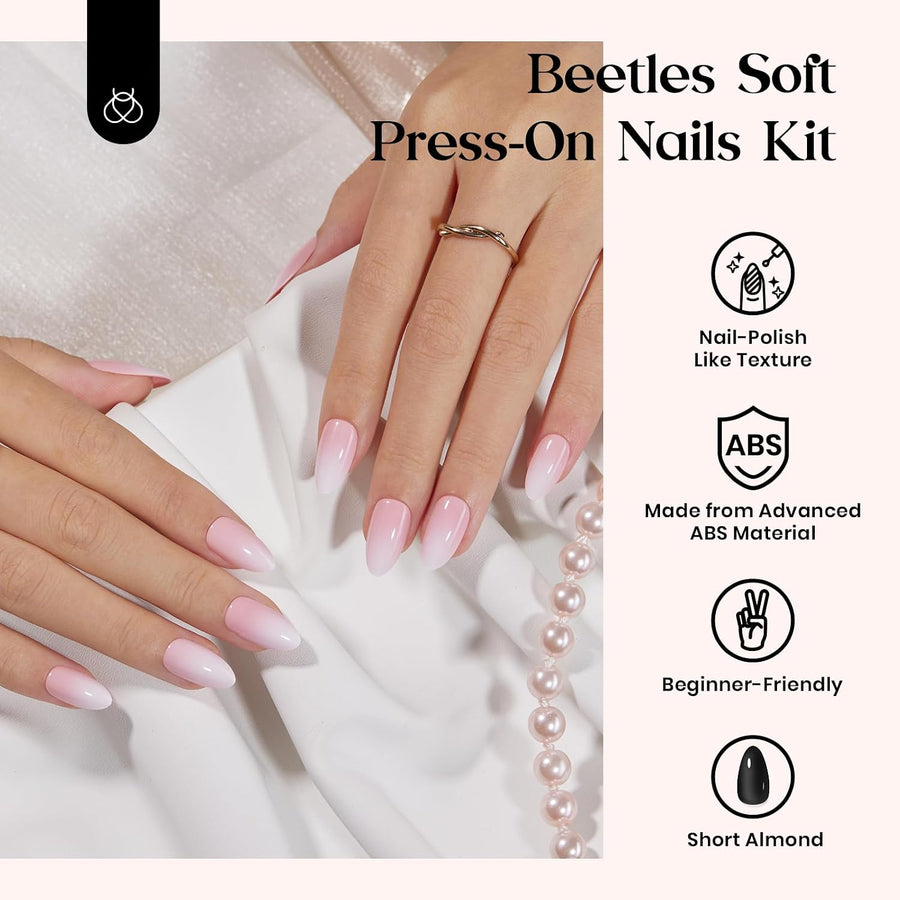 Beetles - Kit de uñas postizas a presión, 720 unidades, 24 colores,...