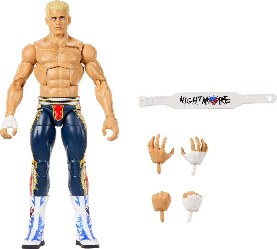 Mattel WWE Elite - Figura de acción y accesorios, serie #125, Cody...