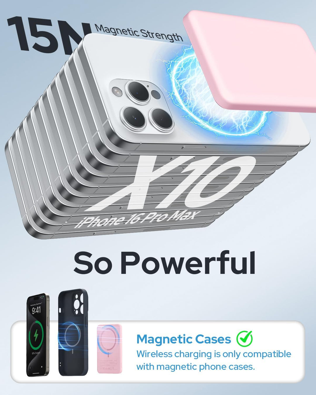 TRKOY Cargador portátil Magsafe, 5000 mAh para cargador de batería...