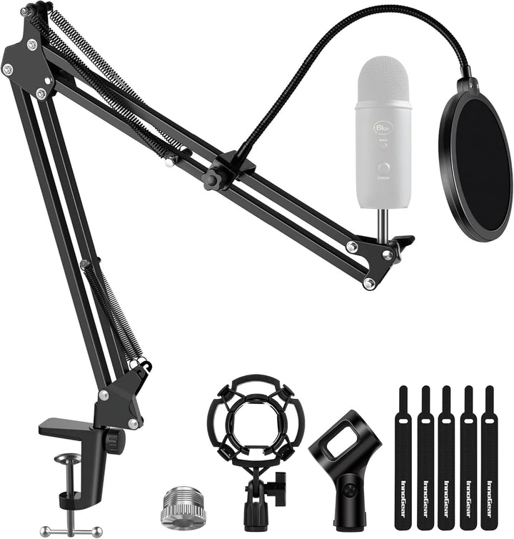 InnoGear Soporte de Micrófono con Brazo Articulado para Blue Yeti H...