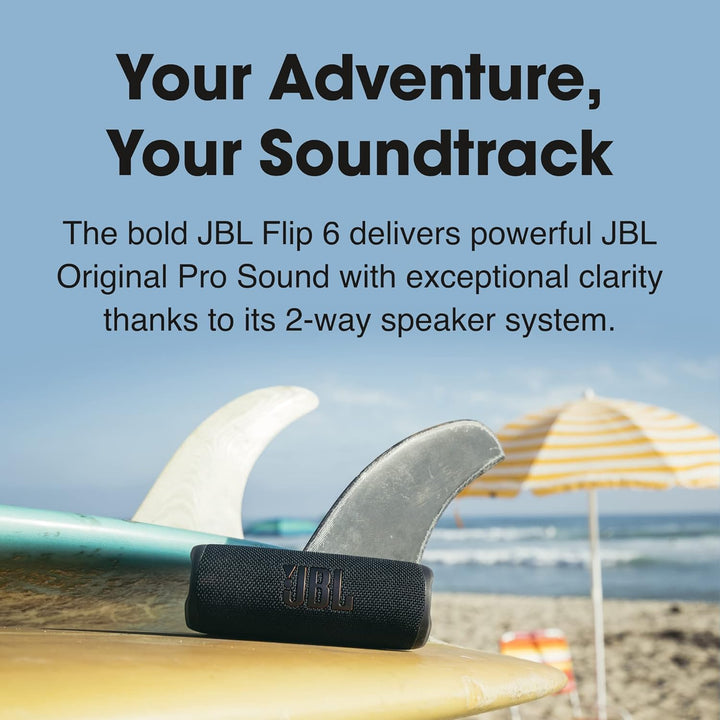 JBL Flip 6 - Altavoz Bluetooth portátil, sonido potente y graves pr...