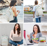 ETRONIK - Mochila de almuerzo, mochila para portátil de 15.6 pulgad...