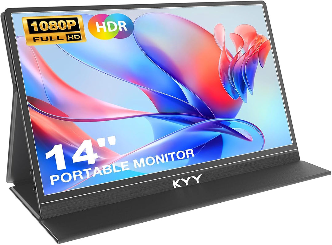 KYY Monitor portátil de 14 pies FHD 1080P - Monitor portátil ultrad...