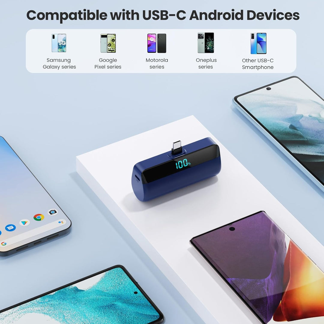 [Paquete de 2] Mini cargador portátil para iPhone 17\/16\/15, carga...