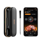 INKBIRD Termómetro de carne inalámbrico, termómetro inteligente para carne Bluetooth, IP67 impermeable con caja recargable para parrilla al aire libre, ahumador, barbacoa, asador, aplicación iOS y