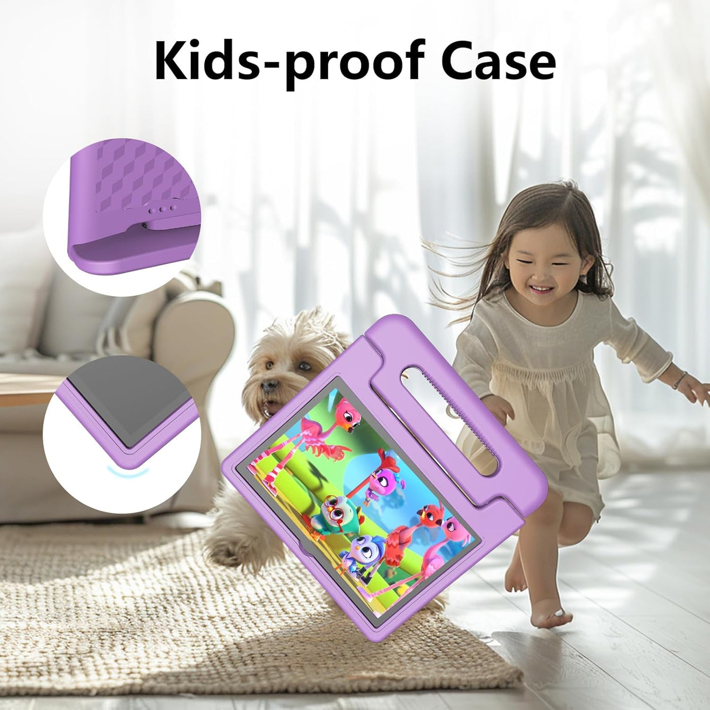 JREN Tablet para Niños ｜ 10 Pulgadas 64GB Android 14 ｜ Octa-core ｜...
