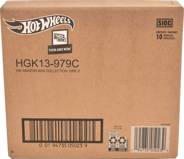 Hot Wheels Paquete de 10 autos o camiones de juguete juego