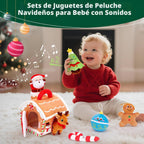 hahaland Juguete para bebé de 6 a 12 meses - Juego de juguetes de peluche