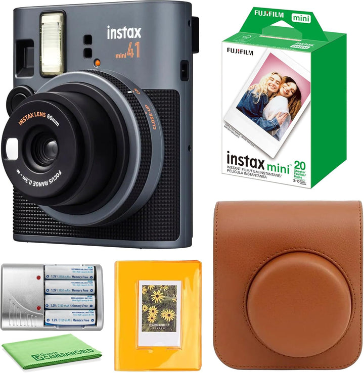FujiFilm Paquete de cámara instantánea Instax Mini 41 con película...
