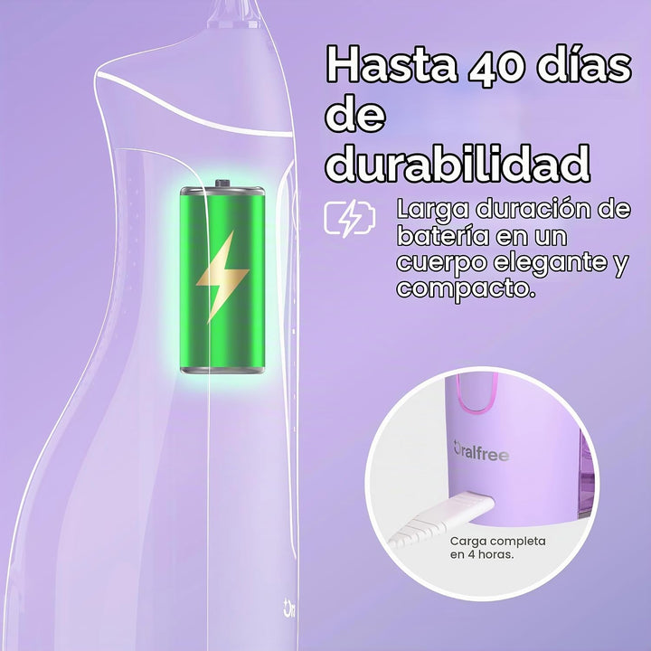 Oralfree Irrigador dental de agua con hilo dental para dientes - Ir...