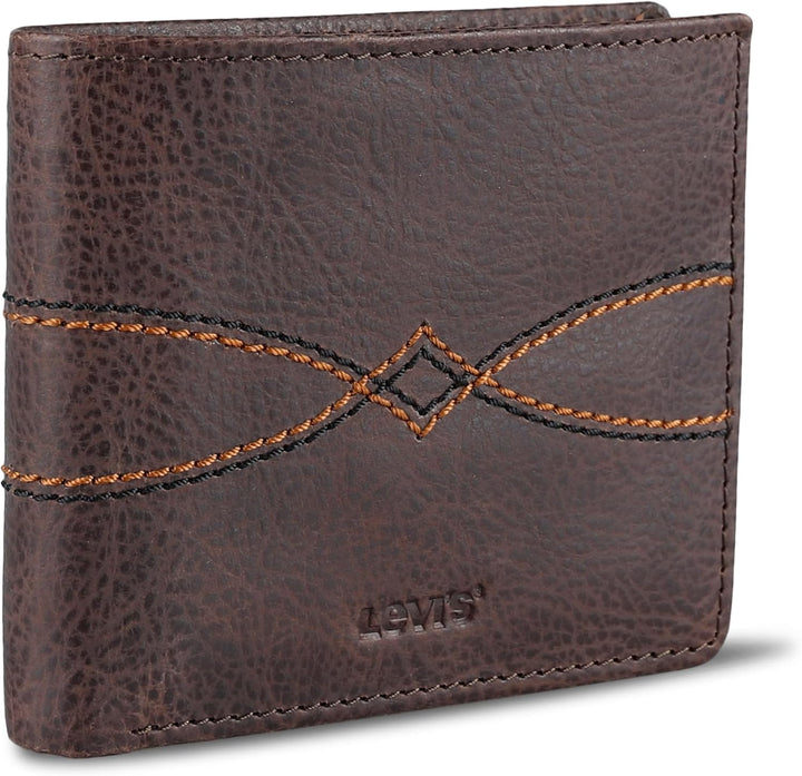 Levi's Men's Classic Bifold Wallet with Multiple Card Slots...