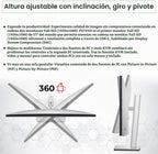 P2725H - Monitor Full HD de 27 pulgadas 1920 x 1080, paquete de pantalla de monitor de computadora con cable de alimentación USB 3.0, cable ascendente, DisplayPort + cables HDMI + paño