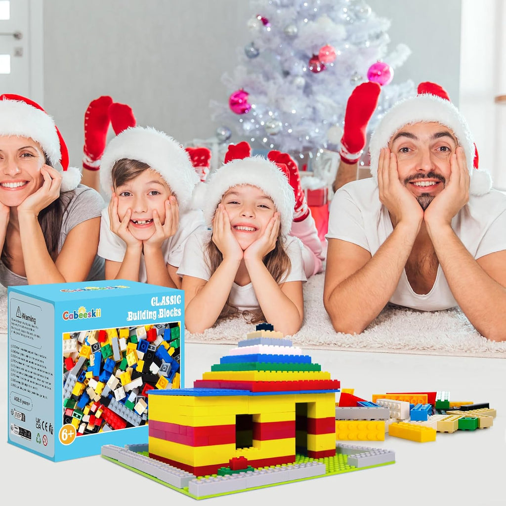 Juego de bloques de construcción clásicos de 560 piezas a granel en 7