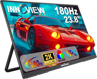Monitor portátil para juegos 2K 180Hz, 23.8 pulgadas, 2560 x 1440 Q...