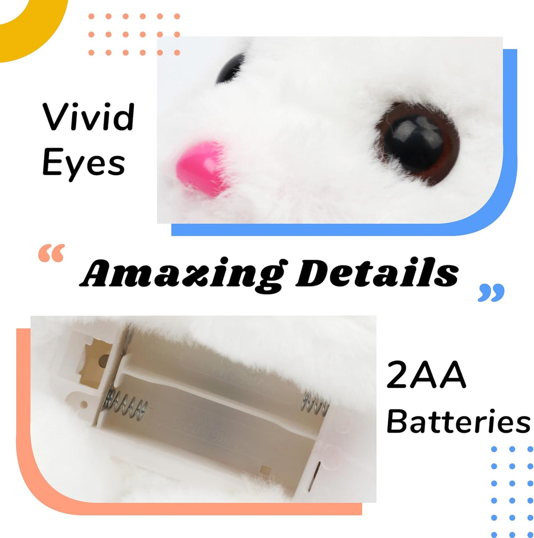 Hopearl Hopping Chubby Rabbit - Juguete de Mascota Electrónica Inte...