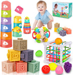 Montessori Toys - Juguetes apilables y tazas para niños pequeños