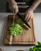 Astercook - Juego de 15 cuchillos de cocina con afilador, color negro