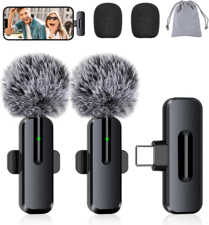 ZOPPLM Mini micrófono inalámbrico para iPhone \u2013 Micrófono Blue...