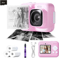 Kids Camera, 1080P Instant Digital Print Camera para Kids, Pink
