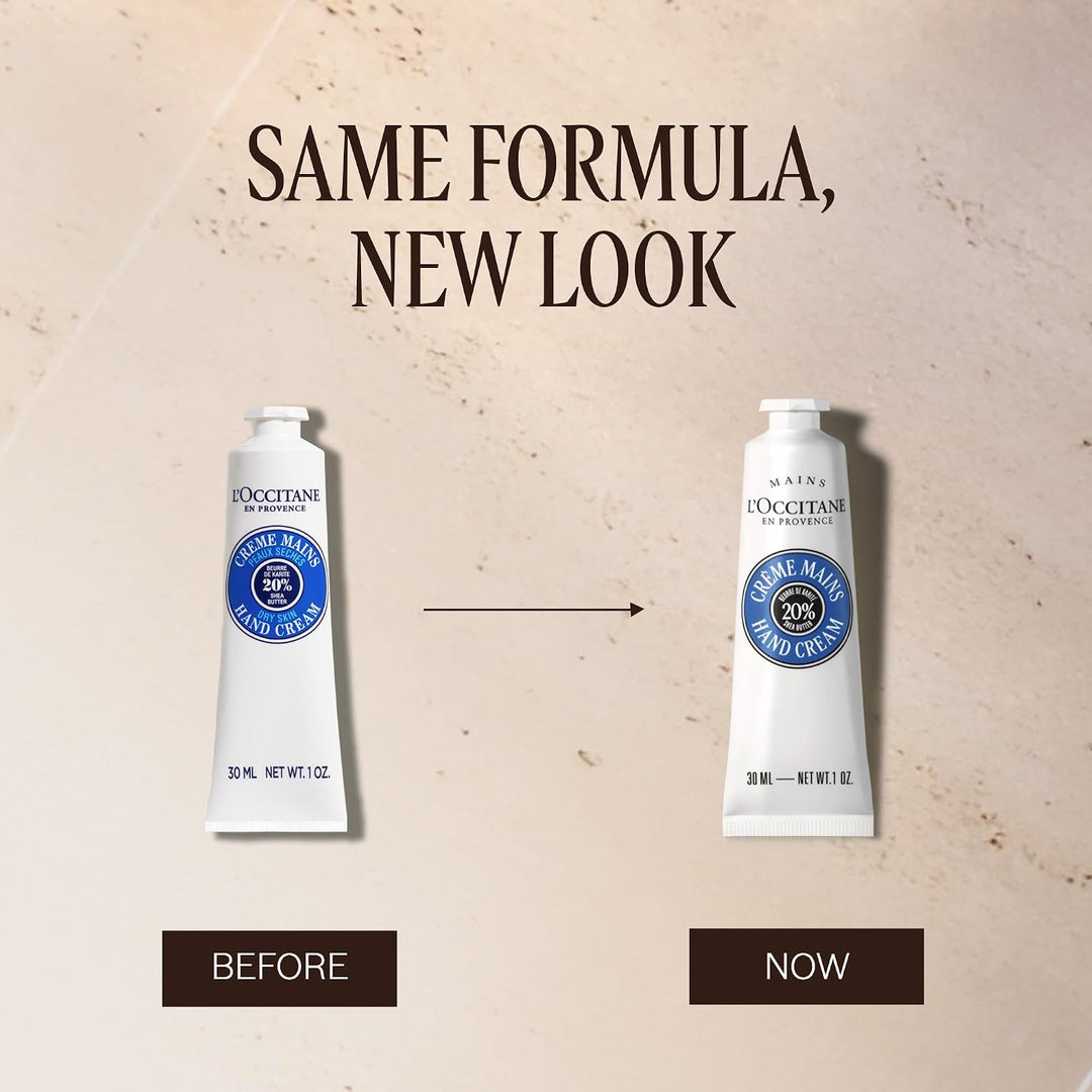 L'OCCITANE Crema de manos con manteca de karité orgánica al 20%, nu...